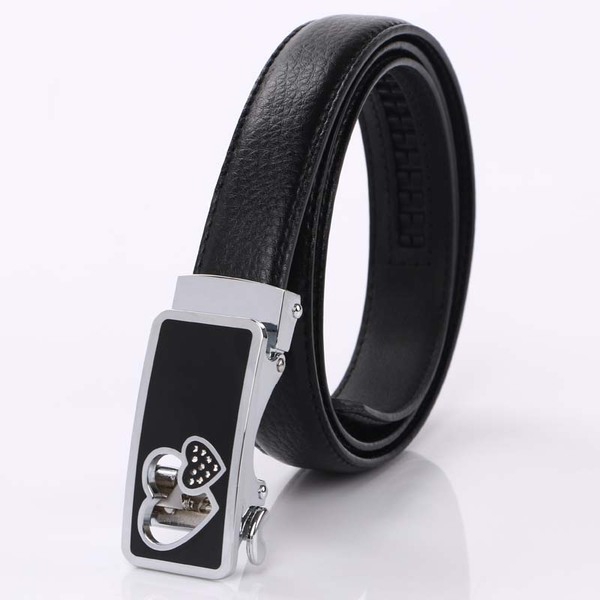 Δερμάτινη ζώνη με αυτόματη πόρπη - διαφορετικά μοντέλα χρώματος