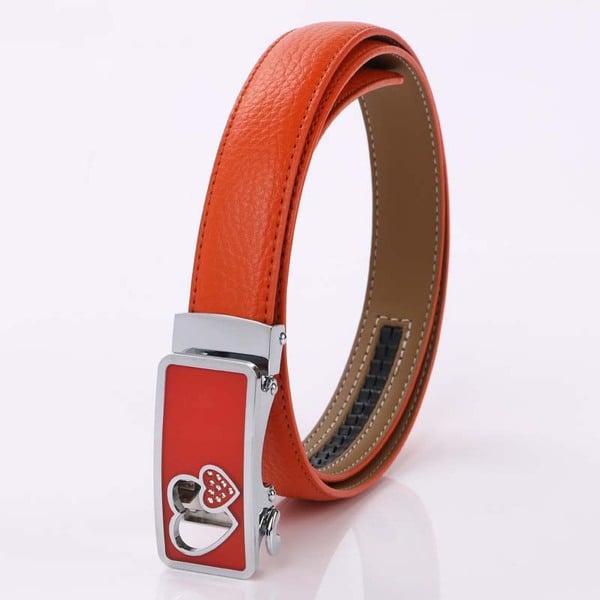 Δερμάτινη ζώνη με αυτόματη πόρπη - διαφορετικά μοντέλα χρώματος