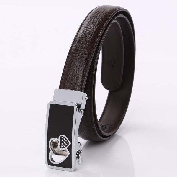 Δερμάτινη ζώνη με αυτόματη πόρπη - διαφορετικά μοντέλα χρώματος