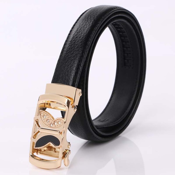 Δερμάτινη ζώνη με αυτόματη πόρπη - διαφορετικά μοντέλα χρώματος