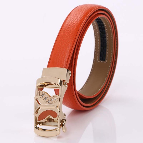 Δερμάτινη ζώνη με αυτόματη πόρπη - διαφορετικά μοντέλα χρώματος