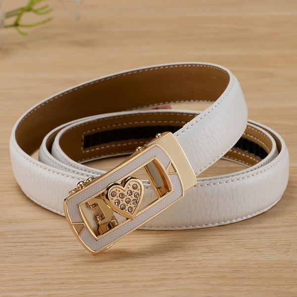 Δερμάτινη ζώνη με αυτόματη πόρπη - διαφορετικά μοντέλα χρώματος