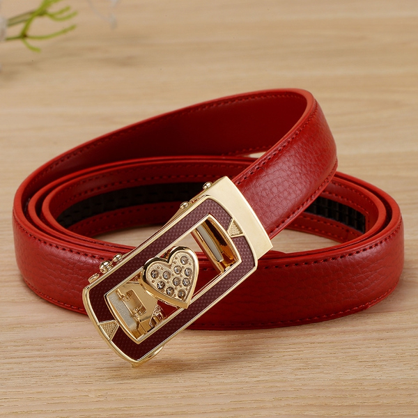 Δερμάτινη ζώνη με αυτόματη πόρπη - διαφορετικά μοντέλα χρώματος