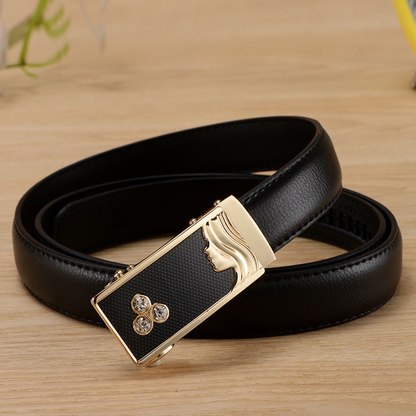 Δερμάτινη ζώνη με αυτόματη πόρπη - διαφορετικά μοντέλα χρώματος