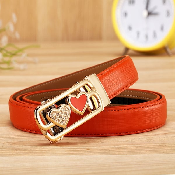 Δερμάτινη ζώνη με αυτόματη πόρπη - διαφορετικά μοντέλα χρώματος