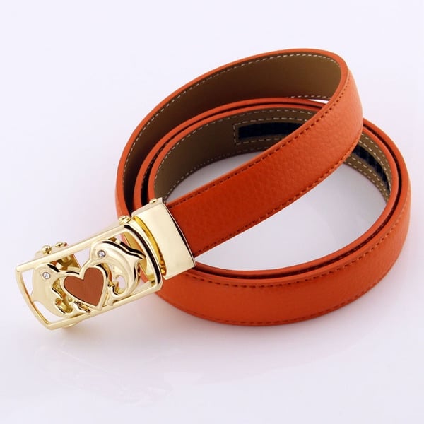 Δερμάτινη ζώνη με αυτόματη πόρπη - διαφορετικά μοντέλα χρώματος