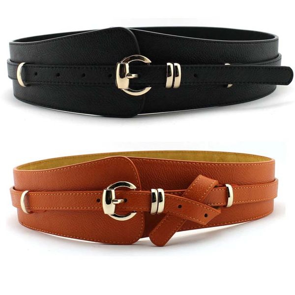 Μεγάλη δερμάτινη ζώνη - διάφορα μοντέλα σε γκρι, μαύρο, καφέ - πλάτος 7,8 εκατοστά