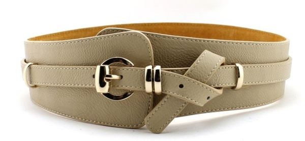 Μεγάλη δερμάτινη ζώνη - διάφορα μοντέλα σε γκρι, μαύρο, καφέ - πλάτος 7,8 εκατοστά