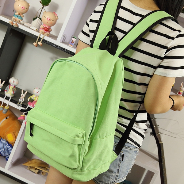 Γυναικείο σακίδιο κατάλληλο για καθημερινή μπλε, μαύρο, φούξια, πράσινο και μπεζ