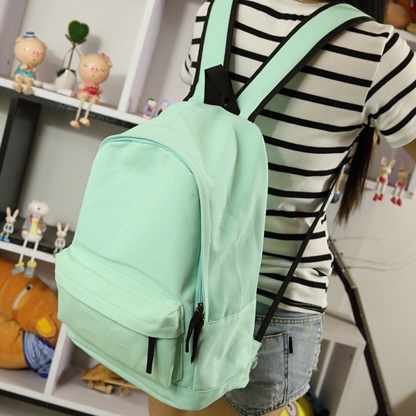 Γυναικείο σακίδιο κατάλληλο για καθημερινή μπλε, μαύρο, φούξια, πράσινο και μπεζ