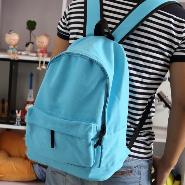 Γυναικείο σακίδιο κατάλληλο για καθημερινή μπλε, μαύρο, φούξια, πράσινο και μπεζ