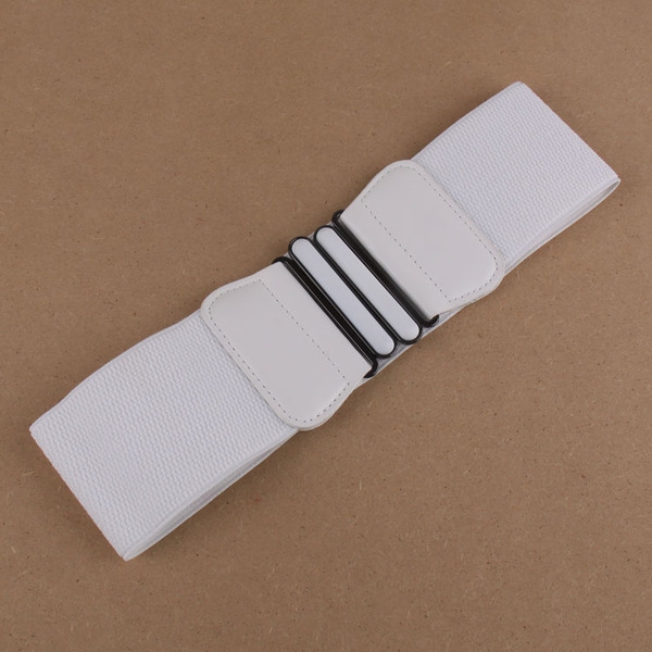 Дамски еластичен колан за кръст - подходящ за якета и палта - топ цветове -кафяв, червен, син, черен - дължина 68 см