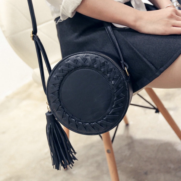 Γυναικεία τσάντα σε τέσσερα χρώματα - γκρι, μαύρο και ροζ κρασί