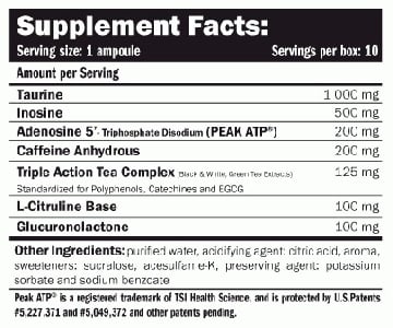 AMIX ATP Energy Liquid 25 мл. / 10  амп.