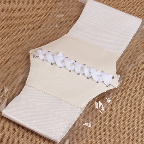 Ζώνης για τη μέση - ελαστικό κορσέ - ροζ, κόκκινο, μαύρο, λευκό, καφέ