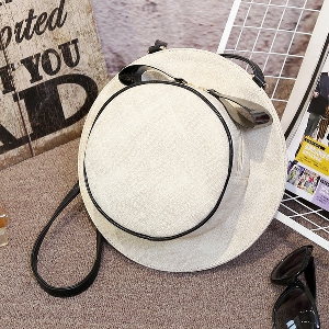 Καπέλο τσάντα σε διάφορα χρώματα και μακριά λαβή
