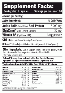 AMIX Beef Amino 198 капс. / Телешки / Аминокиселини