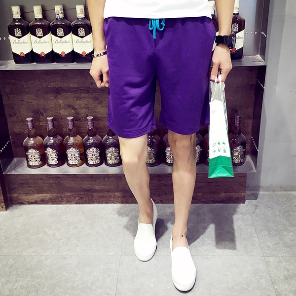 Мъжки къси панталони тип шорти от памук - 9 модела 