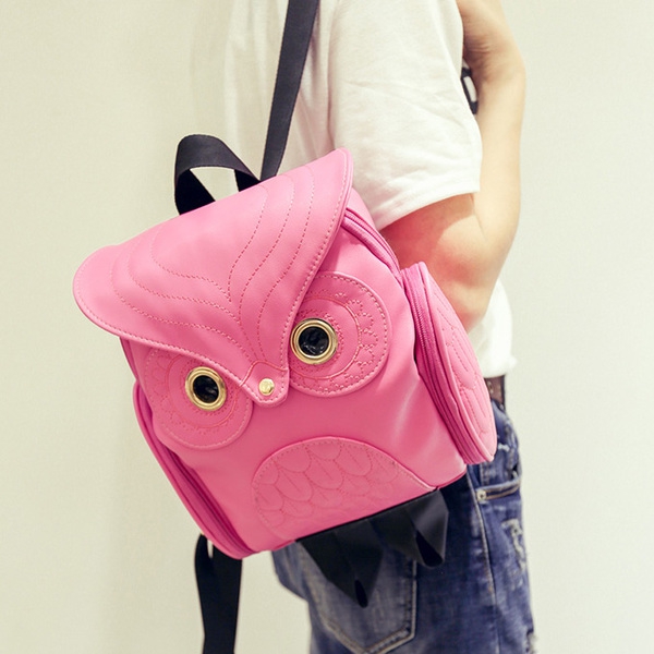 Γυναικείο καθημερινά σακίδιο με τη μορφή της κουκουβάγιας