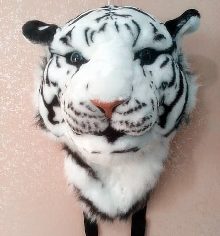 Μοναδικό σακίδιο για άντρες σε 2 χρώματα - το κεφάλι της τίγρης