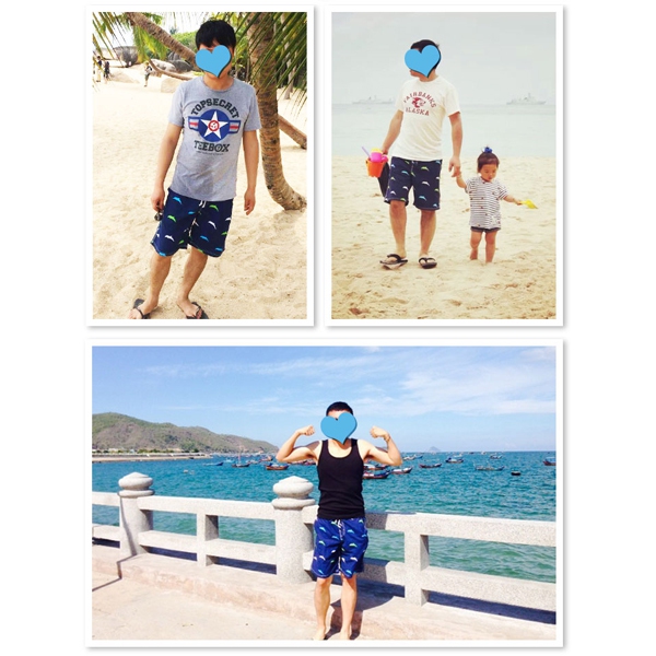 Ευρεία μαγιό για τους άνδρες και τα παιδιά - 3 μοντέλα