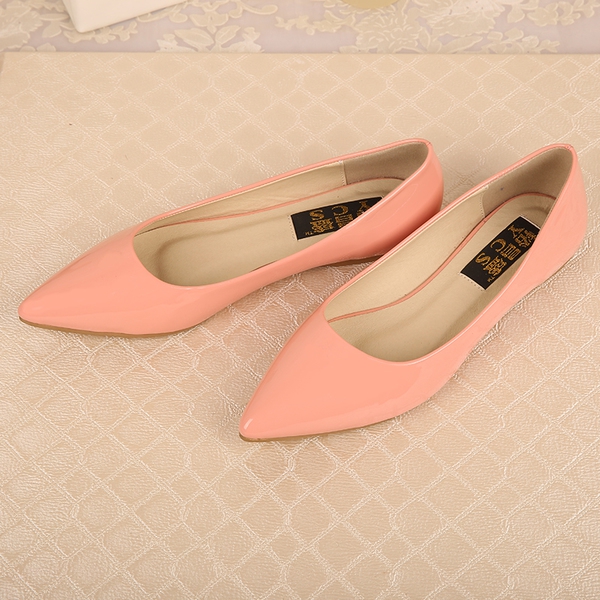 Пролетни лачени обувки пет цвята.