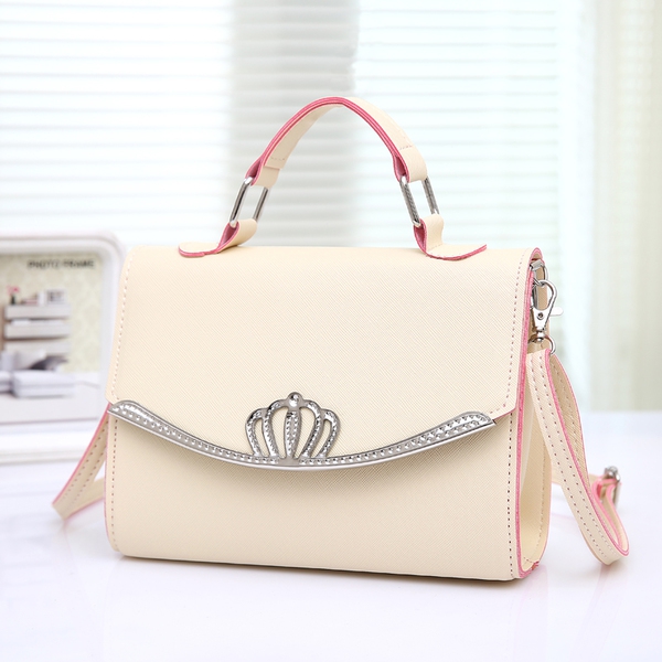 Γυναικεία τσάντα με πόρπη κορώνα - βασιλική εξελιγμένο μοντέλο