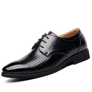 Мъжки елегантни обувки от изкуствена кожа - различни модели в кафяв и черен цвят   