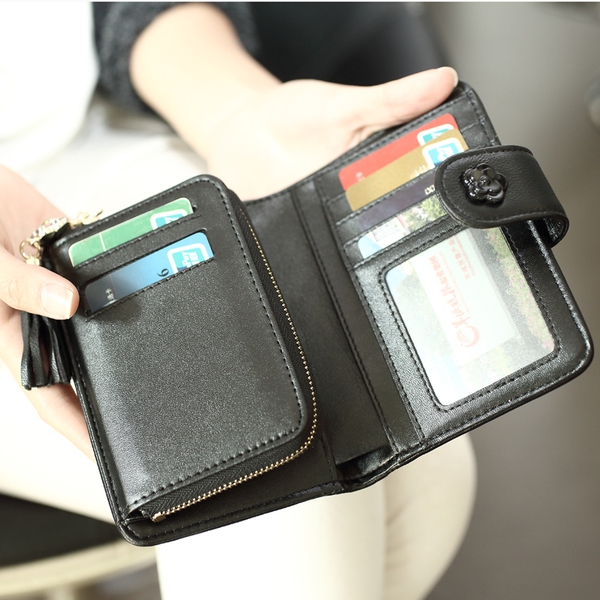 Οι γυναίκες χαρτοφυλάκιο απομίμηση δέρματος σε μαύρο, ροζ, φούξια και μπλε