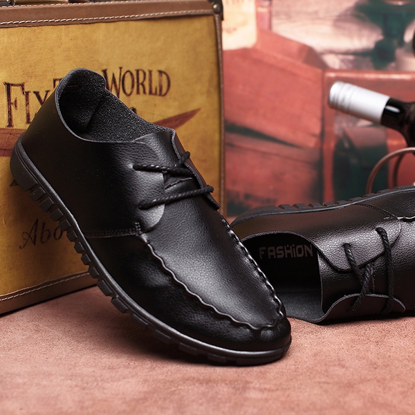 Ανδρικά παπούτσια κατάλληλα για επίσημες περιπτώσεις - 4 σχέδια - καφέ, μαύρο 