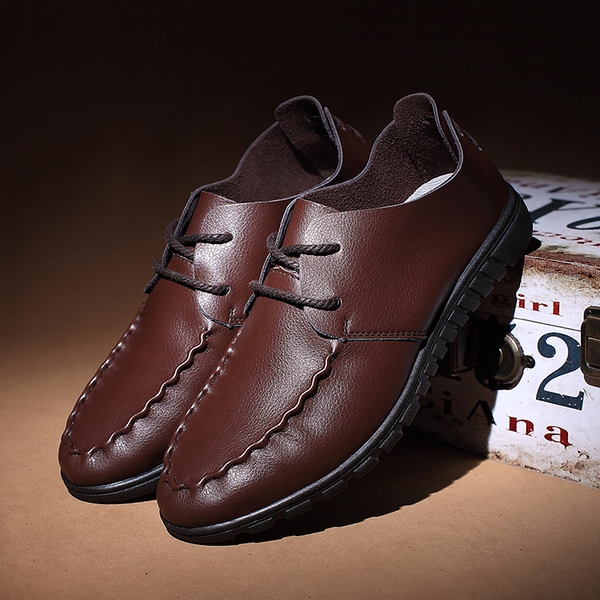 Ανδρικά παπούτσια κατάλληλα για επίσημες περιπτώσεις - 4 σχέδια - καφέ, μαύρο 