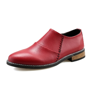 Ανδρικά επίσημα παπούτσια σε μαύρο, μπεζ και κόκκινο χρώμα