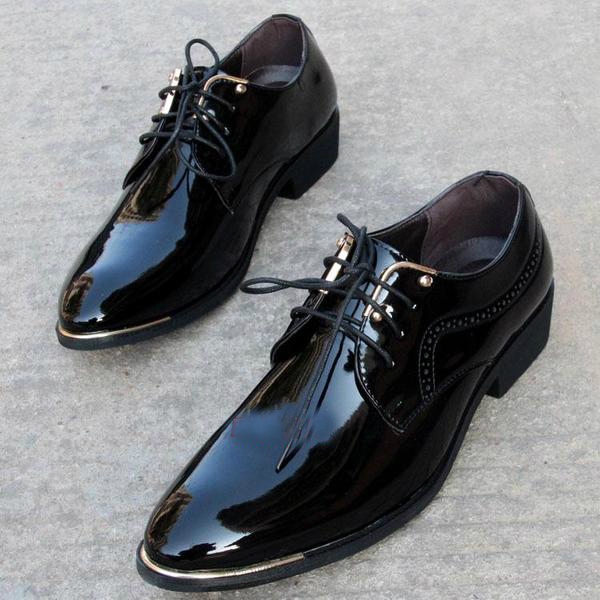 Мъжки лачени обувки - подходящи за официални срещи и бизнес - няколко модела