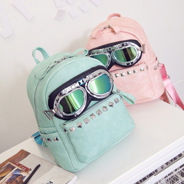 Κυρίες σακίδιο με ψεύτικα γυαλιά
