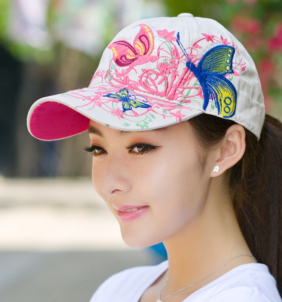 Οι γυναίκες πολύχρωμο καλοκαίρι καπέλα προσωπίδα - ροζ, μαύρο, μπλε