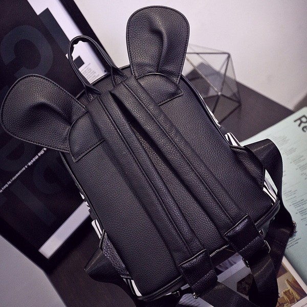 Γυναικείο ζέβρα σακίδιο με  αυτιά