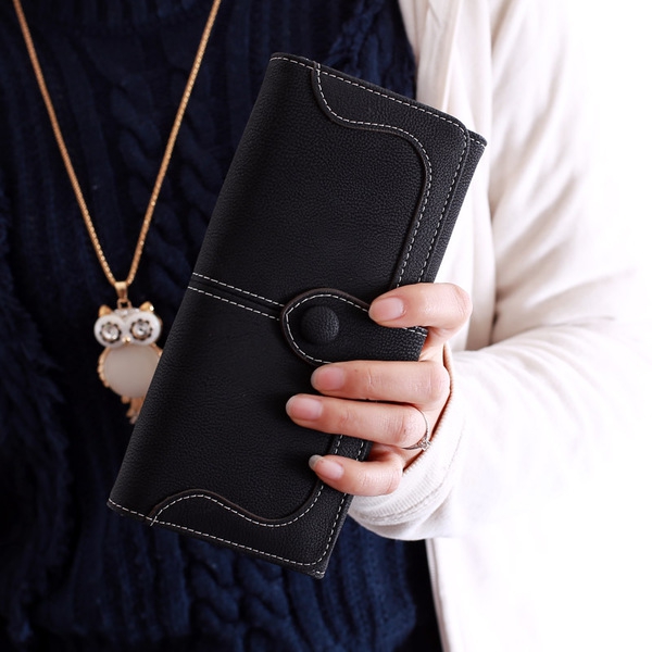 Дамски портфейли в черен,бежов,зелен,цикламен,кафяв и син цвят