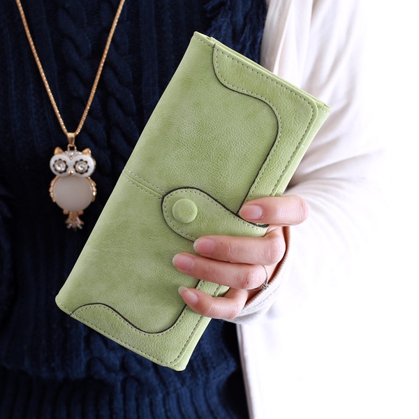 Дамски портфейли в черен,бежов,зелен,цикламен,кафяв и син цвят