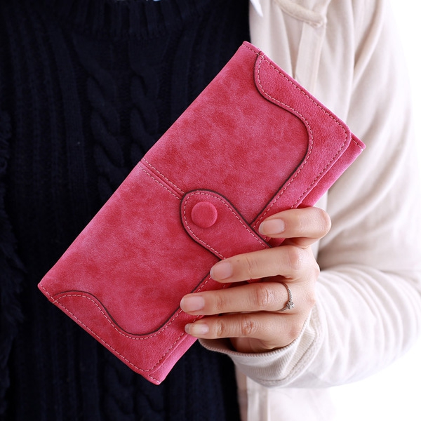 Дамски портфейли в черен,бежов,зелен,цикламен,кафяв и син цвят