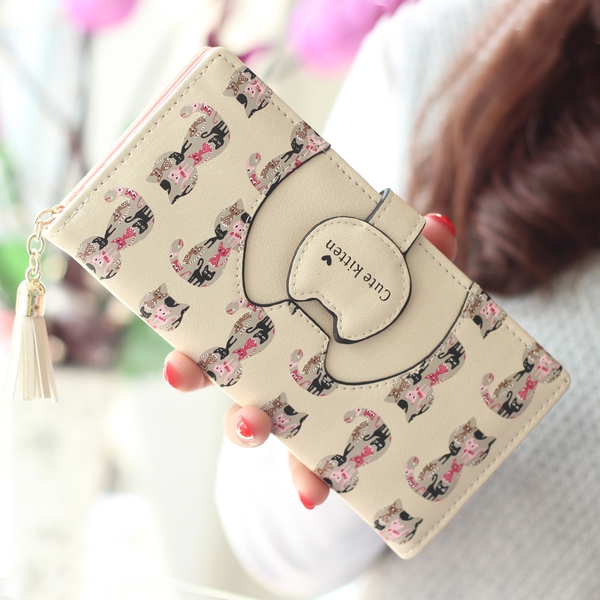 Οι γυναίκες πορτοφόλι σε μαύρο, φούξια, μπεζ, μπλε και μοβ - 10 μοντέλα