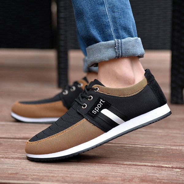 Мъжки пролетни и летни маратонки в няколко модела - си, черен, кафяв 