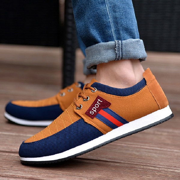 Мъжки пролетни и летни маратонки в няколко модела - си, черен, кафяв 