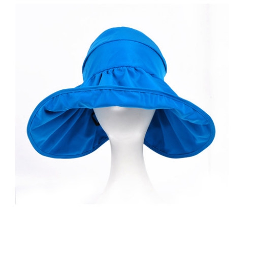 Дамски летни шапки с широки козирки - сгъваеми в няколко цвята