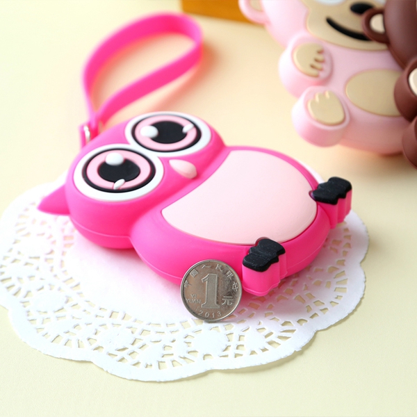 Малки дамски портфейли в различни модели и цветове на бухал,куче и маймунка