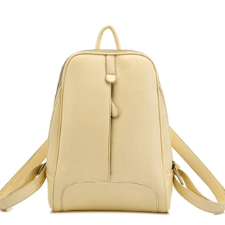 Ένα μικρό μοντέλο του σακίδιο - μπεζ, καφέ και μαύρο