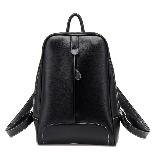 Ένα μικρό μοντέλο του σακίδιο - μπεζ, καφέ και μαύρο