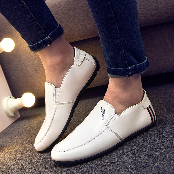 Ανδρικά μοκασίνια - 15 σχέδια - καφέ, μπλε, μαύρο, λευκό - φερμουάρ και  χωρίς φερμουάρ