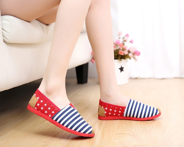 Γυναικεία καμβά χρωματιστά παπούτσια - διαφορετικά μοντέλα