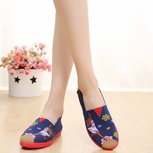 Γυναικεία καμβά χρωματιστά παπούτσια - διαφορετικά μοντέλα