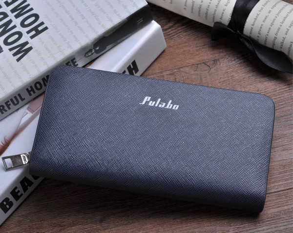 Γυναικείο πορτοφόλι σε λευκό, μπλε, καφέ, μαύρο και μπεζ χρώμα